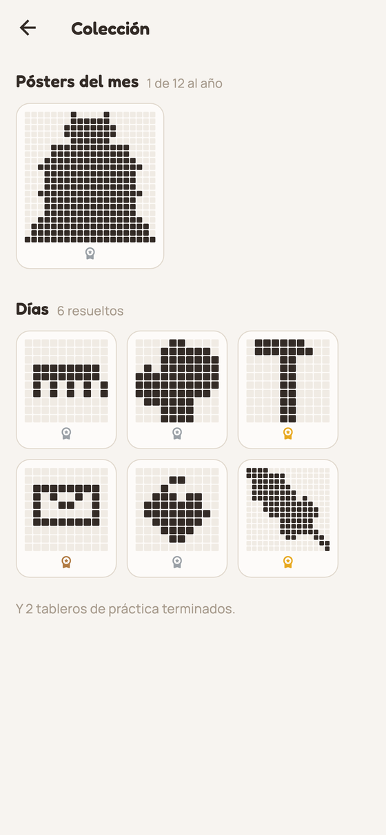 Colección de imágenes ya resueltas