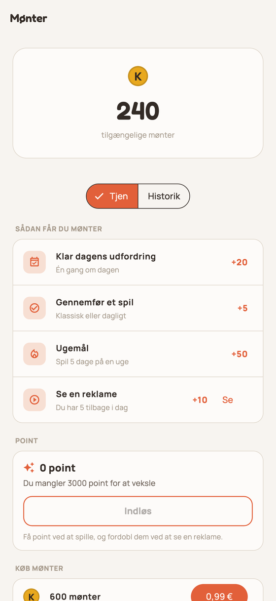 Møntpung med historik
